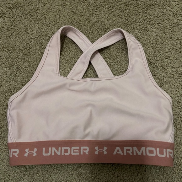 Under Armour Mid Cross-back Sports Bras (2) - Picture 3 of 4